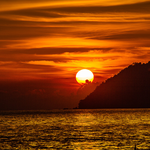 Langkawi, Sonnenuntergang, sunset, Pantai Cenang, Cenang Strand, Cenang beach, Strand, beach, Malaysia