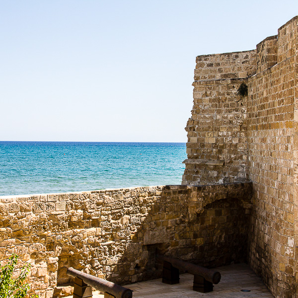 Zypern, Cyprus, Larnaka, Larnaca, castle, Kastell, Festung, mittelalterlich, medieval, Kanone, canon